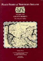 Cover of: Place Names of Northern Ireland: Volume 5: Co Derry I: The Moyola Valley