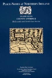 Place-names of Northern Ireland by Gerard Stockman, Gregory Toner, Michael B. O. Mainnin