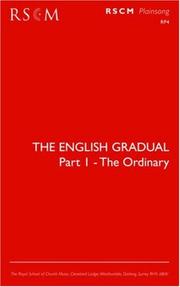 Cover of: The English Gradual: The Ordinary