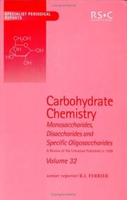 Cover of: Carbohydrate Chemistry by Royal Society of Chemistry