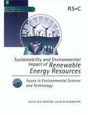 Cover of: Sustainability and environmental impact of renewable energy sources