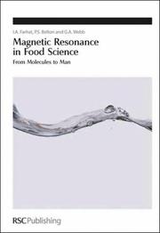 Cover of: Magnetic Resonance in Food Science by 