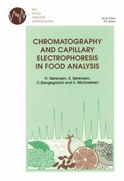 Cover of: Chromatography and capillary electrophoresis in food analysis | 