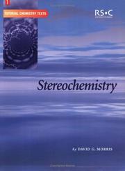 Cover of: Stereochemistry (Tutorial Chemistry Texts)