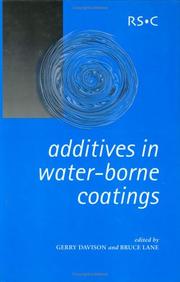 Cover of: Additives in Water-Borne Coatings (Royal Society of Chemistry Special Publication)