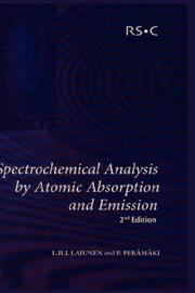 Cover of: Spectrochemical Analysis by Atomic Absorption and Emission by L H J Lajunen, P Peramaki