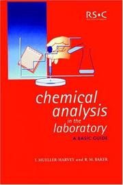 Cover of: Chemical Analysis in the Laboratory: A Basic Guide