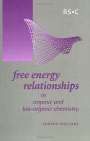 Free energy relationships in organic and bio-organic chemistry by Andrew Williams