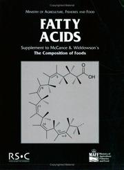 Cover of: FATTY ACIDS: SUPPLEMENT McCANE