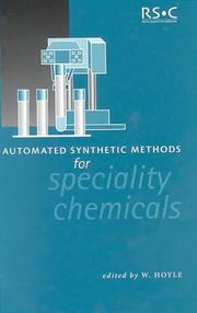 Cover of: Automated Synthetic Methods for Specialty Chemicals (Special Publication)