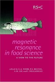 Cover of: Magnetic resonance in food science: a view to the future