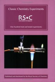 Cover of: Classic Chemistry Experiments by Hutchings