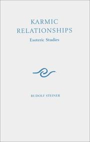 Karmic Relationships by Rudolf Steiner