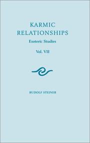 Cover of: Karmic Relationships: Esoteric Studies, Vol. 7 (Karmic Relationships)