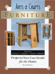 Cover of: Arts and Crafts Furniture (Books for Craftsmen) by Blair Howard