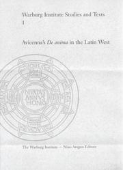 Cover of: Avicenna's De anima in the Latin West: the formation of a peripatetic philosophy of the soul 1160-1300