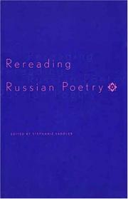 Cover of: Rereading Russian poetry