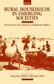 Cover of: Rural Households in Emerging Societies: Technology and Change in Sub-Saharan Africa