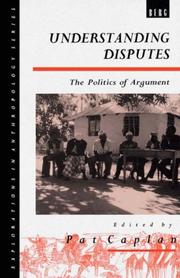 Cover of: Understanding Disputes by 