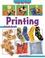 Cover of: Printing (Step-by-Step Children's Crafts)