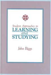 Cover of: Student Approaches to Learning and Studying