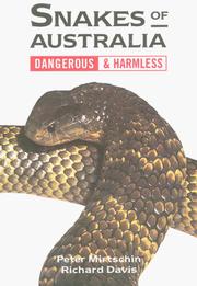Cover of: Snakes of Australia by Peter Mirtschin, Richard Davis