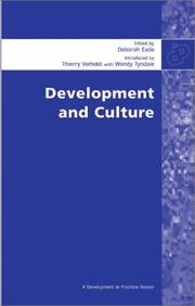 Cover of: Development and culture: selected essays from Development in Practice