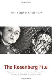 Cover of: The Rosenberg file by Ronald Radosh