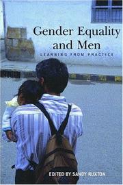 Cover of: Gender equality and men: learning from practice