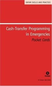 Cover of: Cash-Transfer Programming in Emergencies (Oxfam Skills and Practice Series)