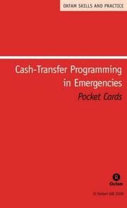 Cover of: Cash-Transfer Programming in Emergencies (Oxfam Skills and Practice Series) by 