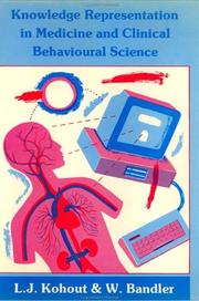 Cover of: Knowledge representation in medicine and clinical behavioural science