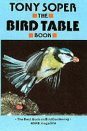 The bird table book by Tony Soper