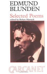 Cover of: Edmund Blunden: Selected Poems