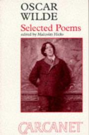 Cover of: Oscar Wilde (1854-1900): Selected Poems (Fyfield Books) by Oscar Wilde