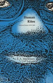 Cover of: Human rites: selected poems, 1970-1982