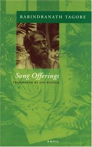 Cover of: Song offerings (Gitanjali) by Rabindranath Tagore
