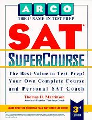 Cover of: SAT SuperCourse by Thomas H. Martinson, Thomas H. Martinson