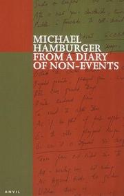 Cover of: From a diary of non-events