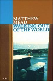 Cover of: Walking out of the world: and other poems