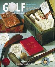 Cover of: GOLF: IMPLEMENTS AND MEMORABILIA