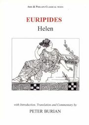 Euripides by Peter Burian