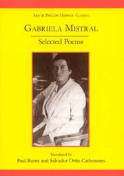 Cover of: Gabriella Mistral: Selected Poems (Hispanic Classics)