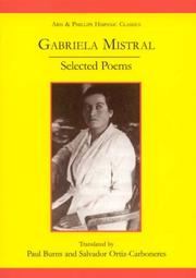 Cover of: Gabriella Mistral by 