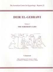 Cover of: Deir El-Gebrawi: The Northern Cliff (The Australian Center for Egyptology Reports)