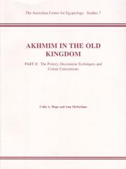 Cover of: Akhmim in the Old Kingdom (Ace Studies) (Australian Centre for Egyptology)