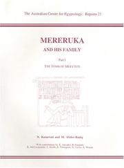 Cover of: Mereruka And His Family (Australian Centre for Egyptology Reports) by Naguib Kanawati, M. Abder-Raziq, Mahmud Abd El-raziq
