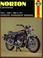 Cover of: Norton Commando Owners Workshop Manual