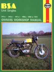 Cover of: BSA Unit Singles Owners Workshop Manual, No. 127: '58-'72 (Haynes Manuals)