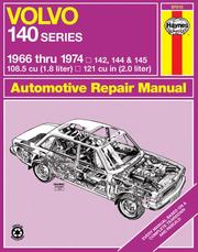 Cover of: Volvo 140 series owners workshop manual by John Harold Haynes